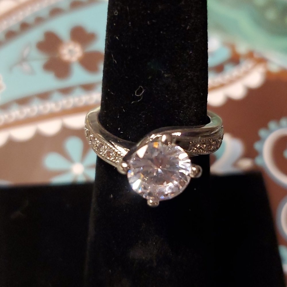 CZ diamond ring